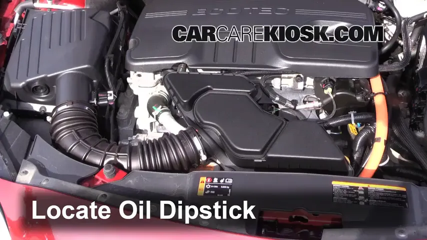 2013 Chevrolet Malibu Eco 2.4L 4 Cyl. Oil Check Oil Level